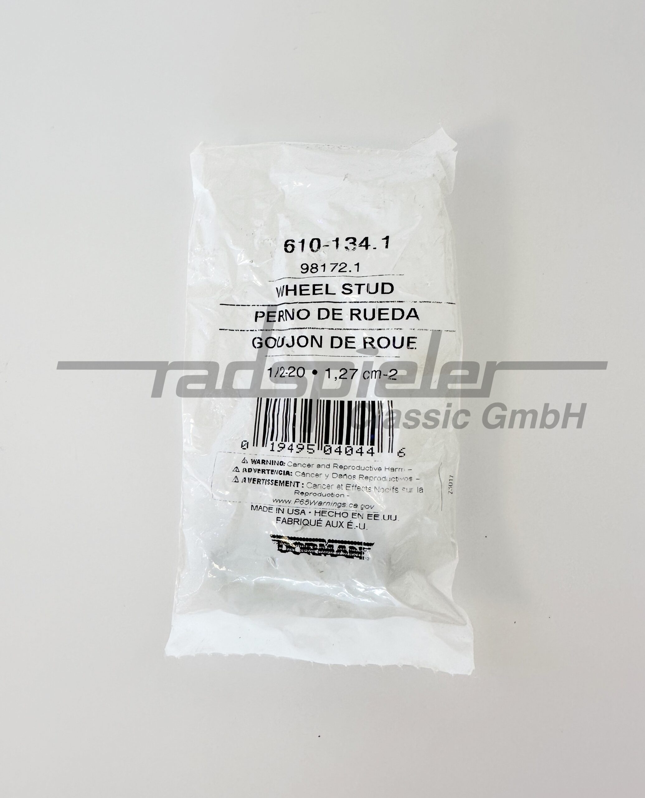 Dorman Radbolzen 610-134.1 – 1/2-20 Serrated Wheel Stud Mopar – Bild 3