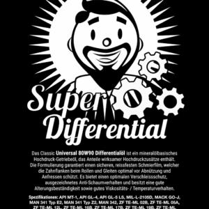 SuperDifferential 80W90 Differentialöl 2 Liter