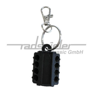 Schlüsselanhänger V8 Motorblock